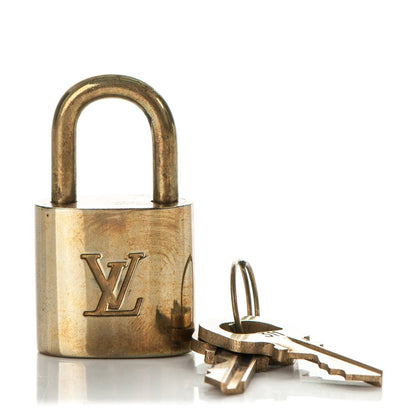 Louis Vuitton Brass Lock and Key Set #311 1 of 5