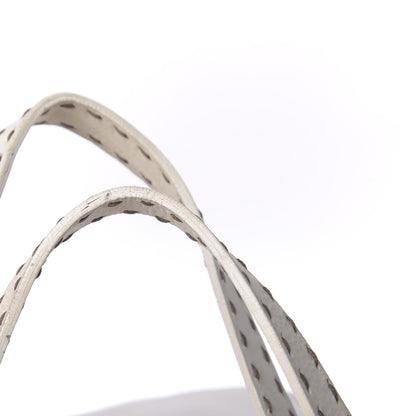Fendi Calfskin Romano Selleria Tote White 14 of 14