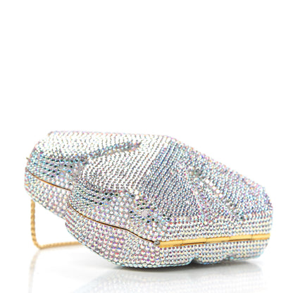 Judith Leiber Crystal Four Leaf Clover Minaudiere Chain Clutch Multicolor 4 of 8
