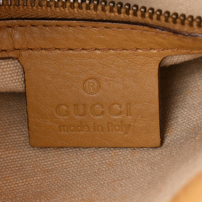 Gucci Calfskin Bamboo Handle Tote Beige 5 of 9