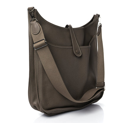 Hermes Taurillon Clemence Evelyne III TGM Etoupe 3 of 10