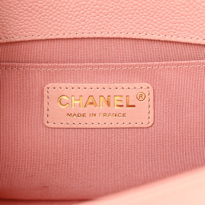 Chanel Caviar Quilted Medium Boy Flap Light Pink 6 of 10