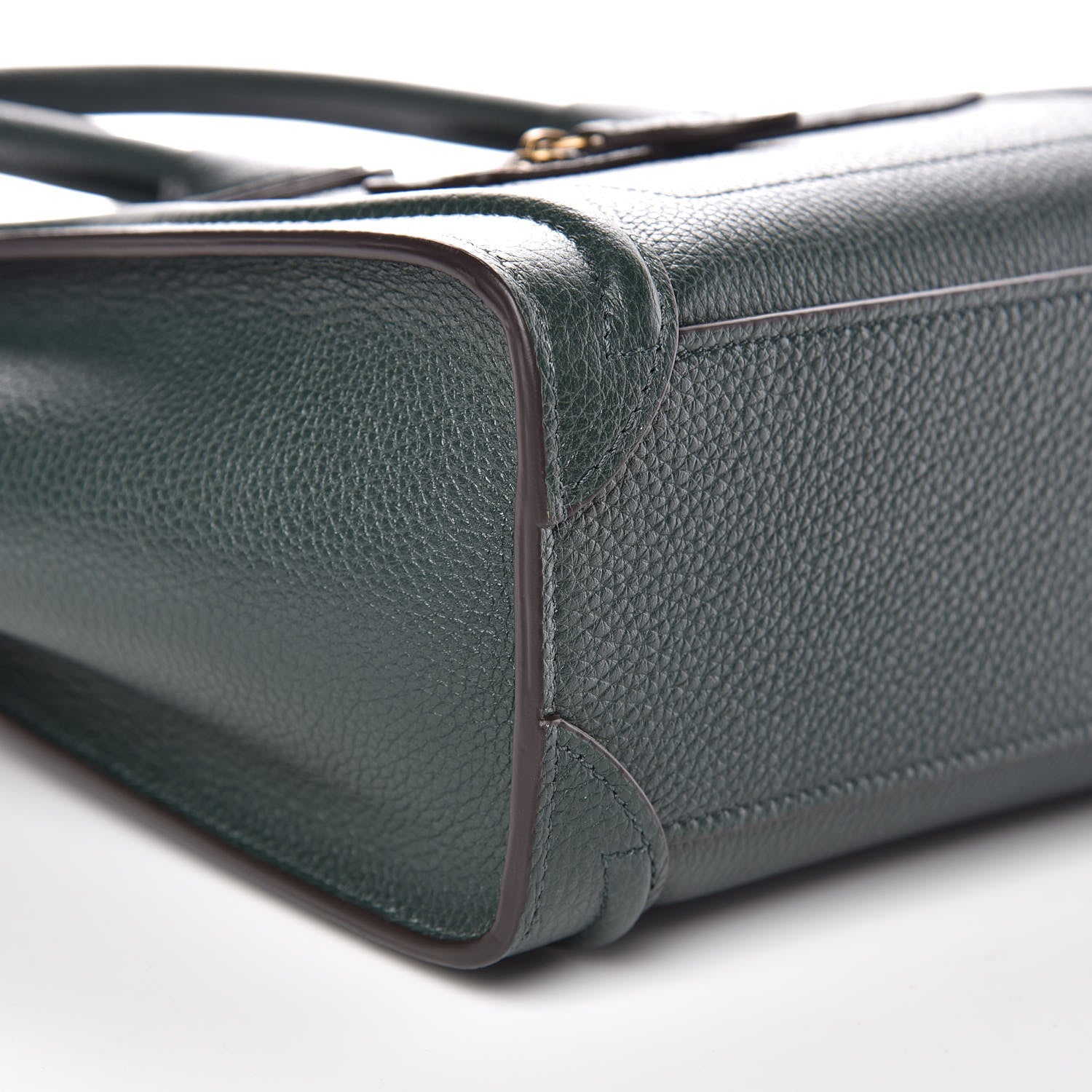 Celine Drummed Calfskin Nano Luggage Amazone 9 of 13