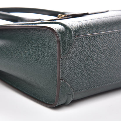 Celine Drummed Calfskin Nano Luggage Amazone 9 of 13