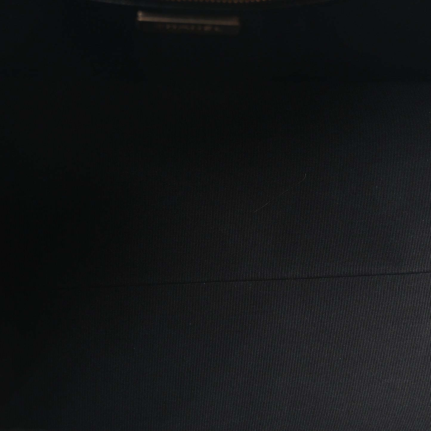 Shiny Aged Calfskin Quilted Large 31 Shopping Bag Black
