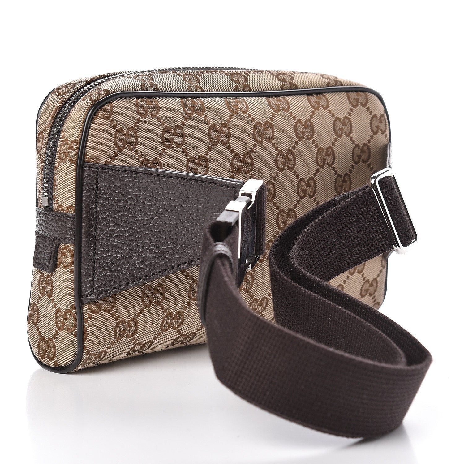 Gucci Monogram Belt Bag Dark Brown 3 of 10
