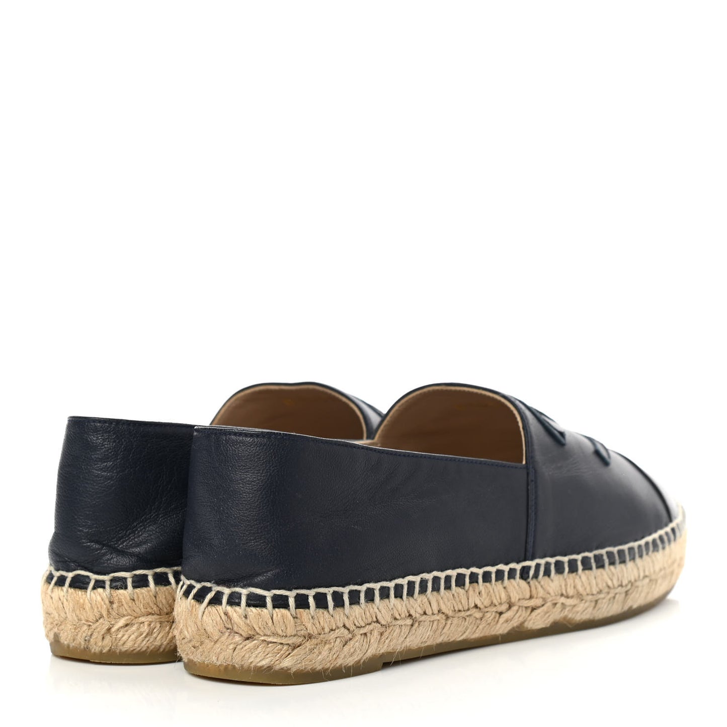 Lambskin CC Espadrilles 39 Navy Black