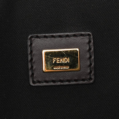 Fendi Suede Vitello King Micro FF Large Flat Pouch Sigaro  Sigaro Marrone Ebano 6 of 10