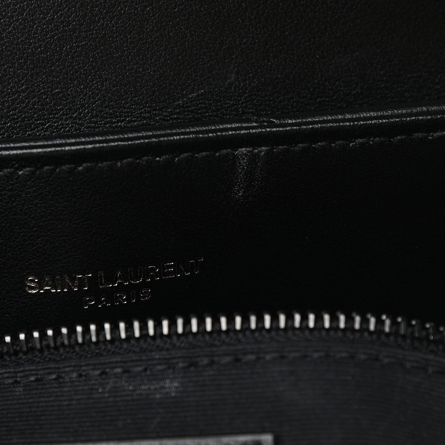 Calfskin Y Quilted Monogram Medium Loulou Chain Satchel Black