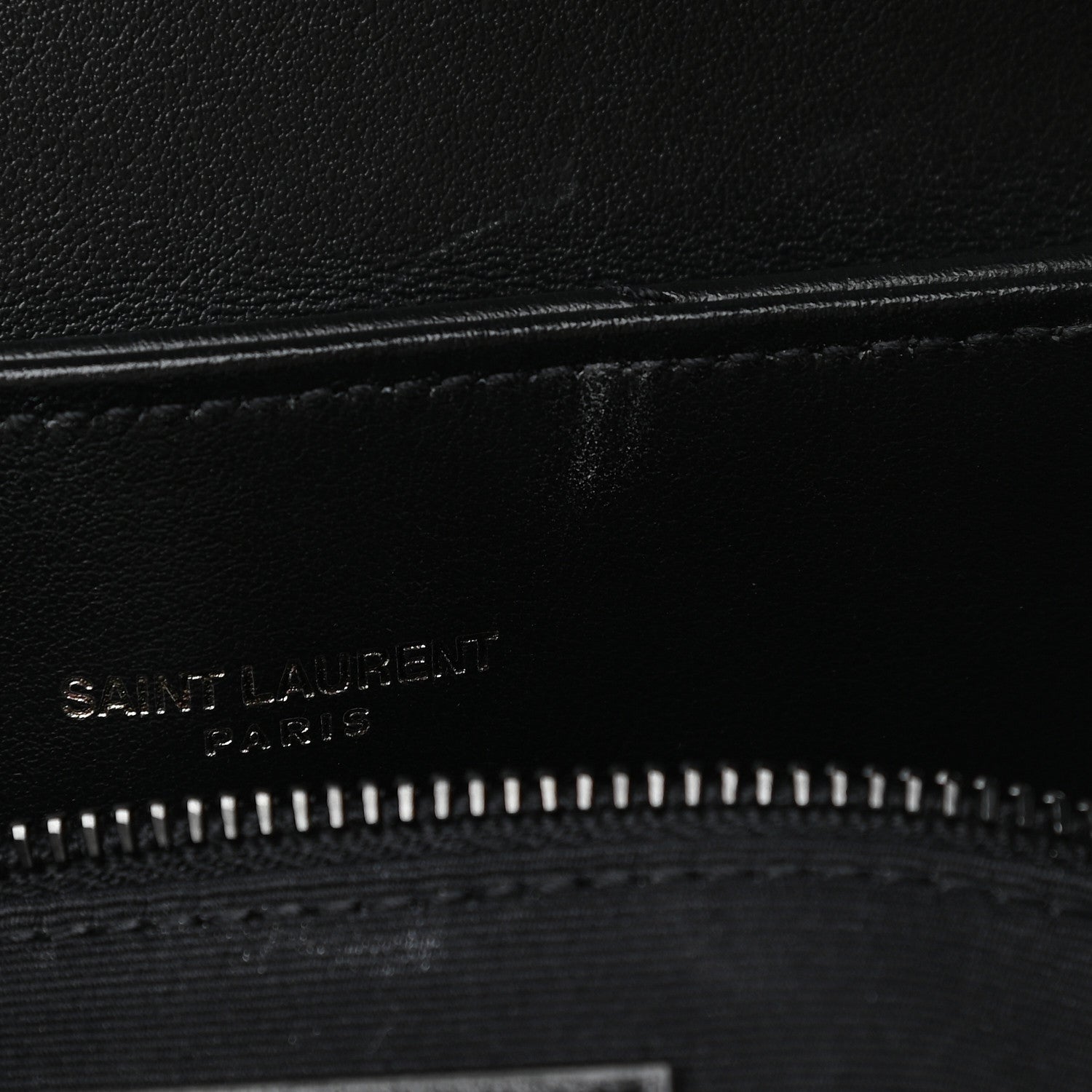 Saint Laurent Calfskin Y Quilted Monogram Medium Loulou Chain Satchel Black 7 of 13