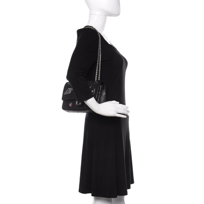 Chanel Aged Calfskin Space Charms 2.55 Reissue 225 Flap Black 2 of 11