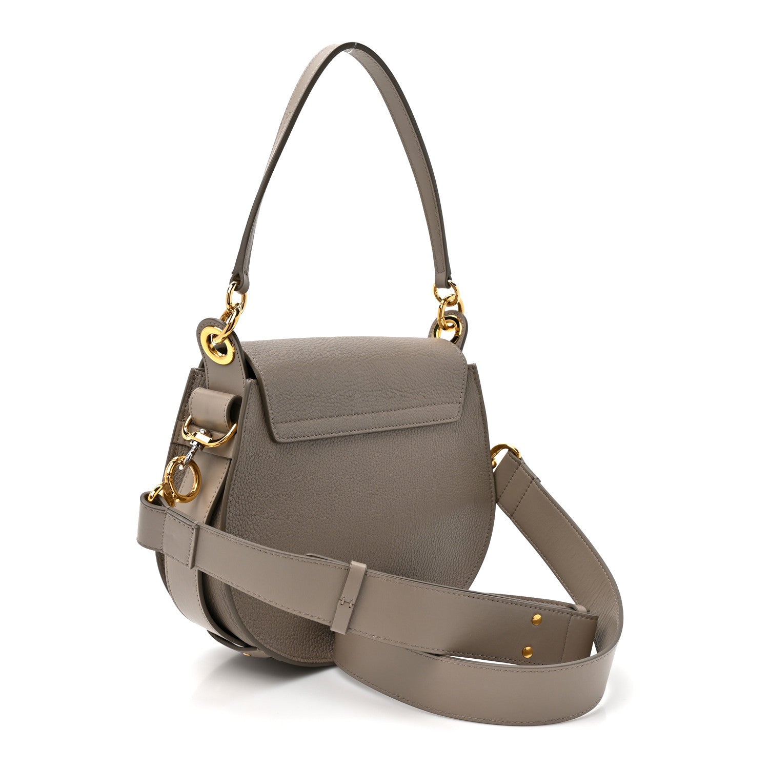 Chloe Calfskin Large Tess Bag Motty Grey 2 of 10