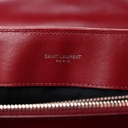 Saint Laurent Calfskin Y Quilted Monogram Medium Loulou Chain Satchel Palissandre 6 of 14