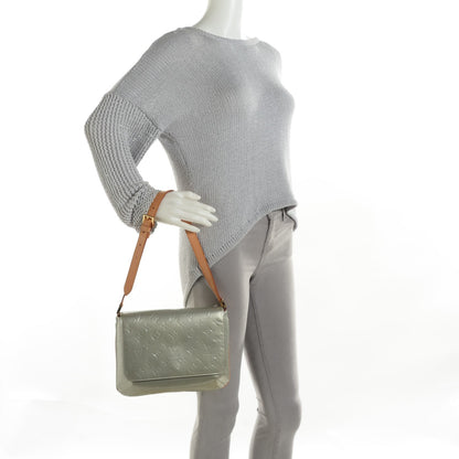 Louis Vuitton Vernis Thompson Street Silver 2 of 7