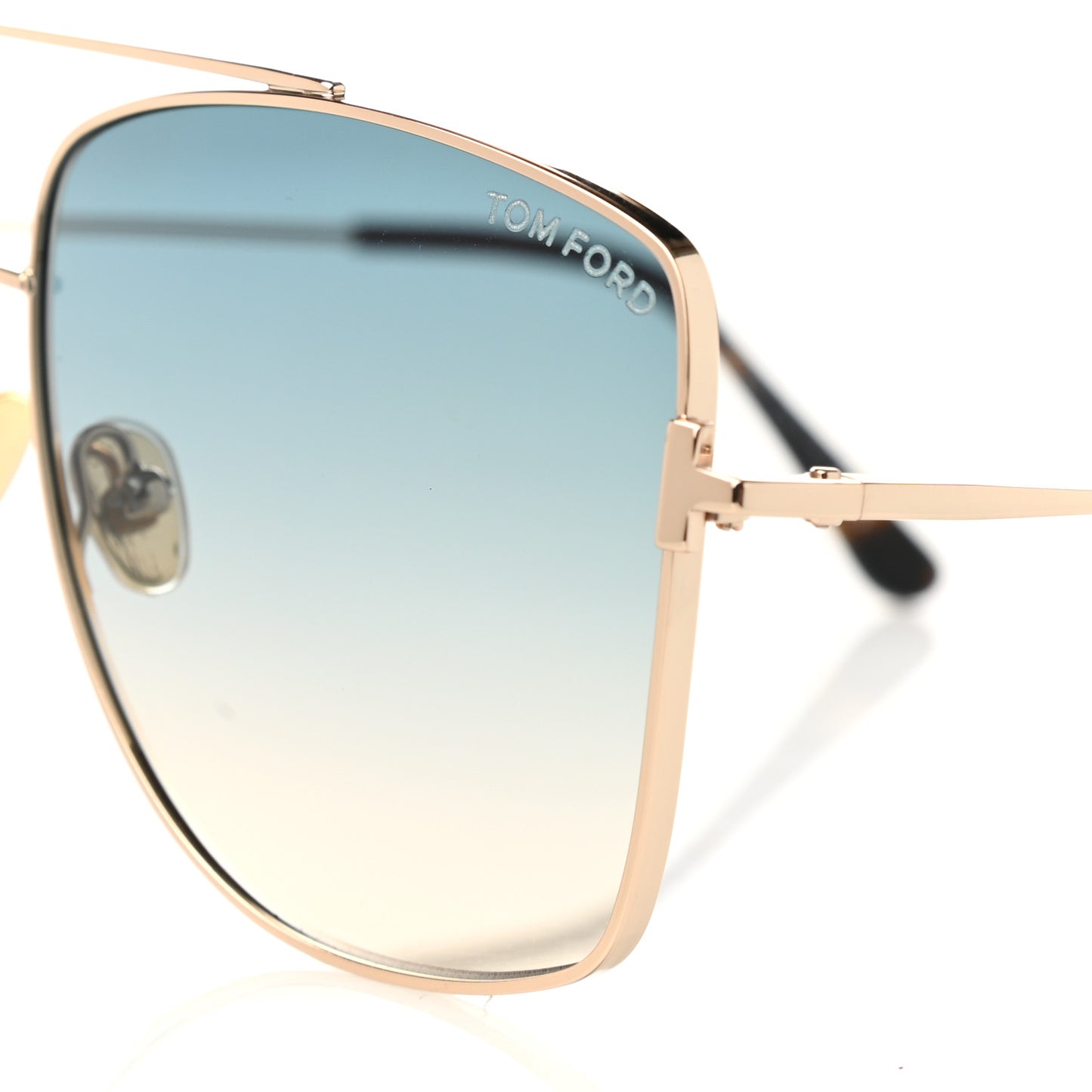 Reggie Aviator Sunglasses TF838 Shiny Rose Gold
