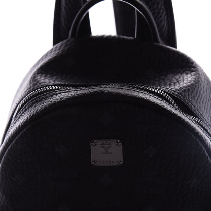 MCM Visetos Small Side Stud Stark Backpack Black 9 of 9