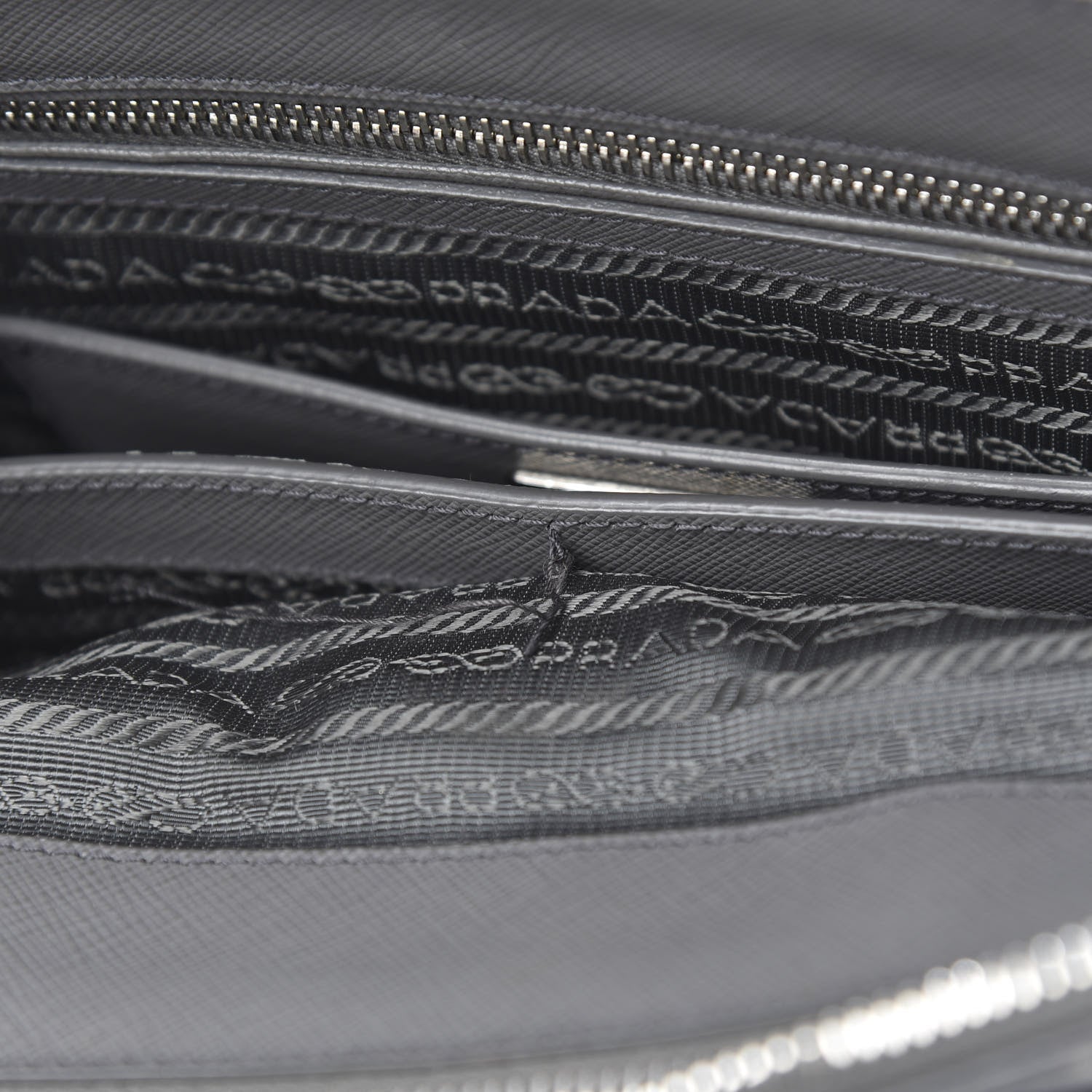 Prada Saffiano Medium Galleria Double Zip Tote Marmo 19 of 19