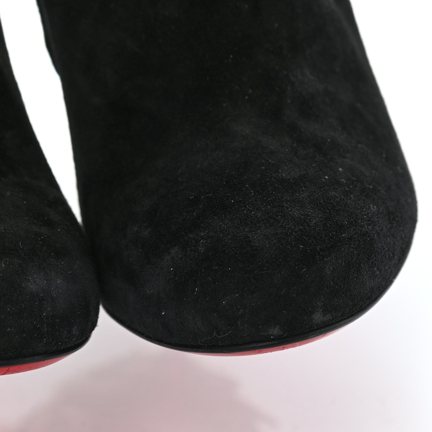 Christian Louboutin Veau Velours Galobella 100 Booties 37 Black 7 of 13