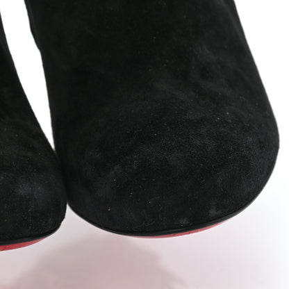Christian Louboutin Veau Velours Galobella 100 Booties 37 Black 7 of 13