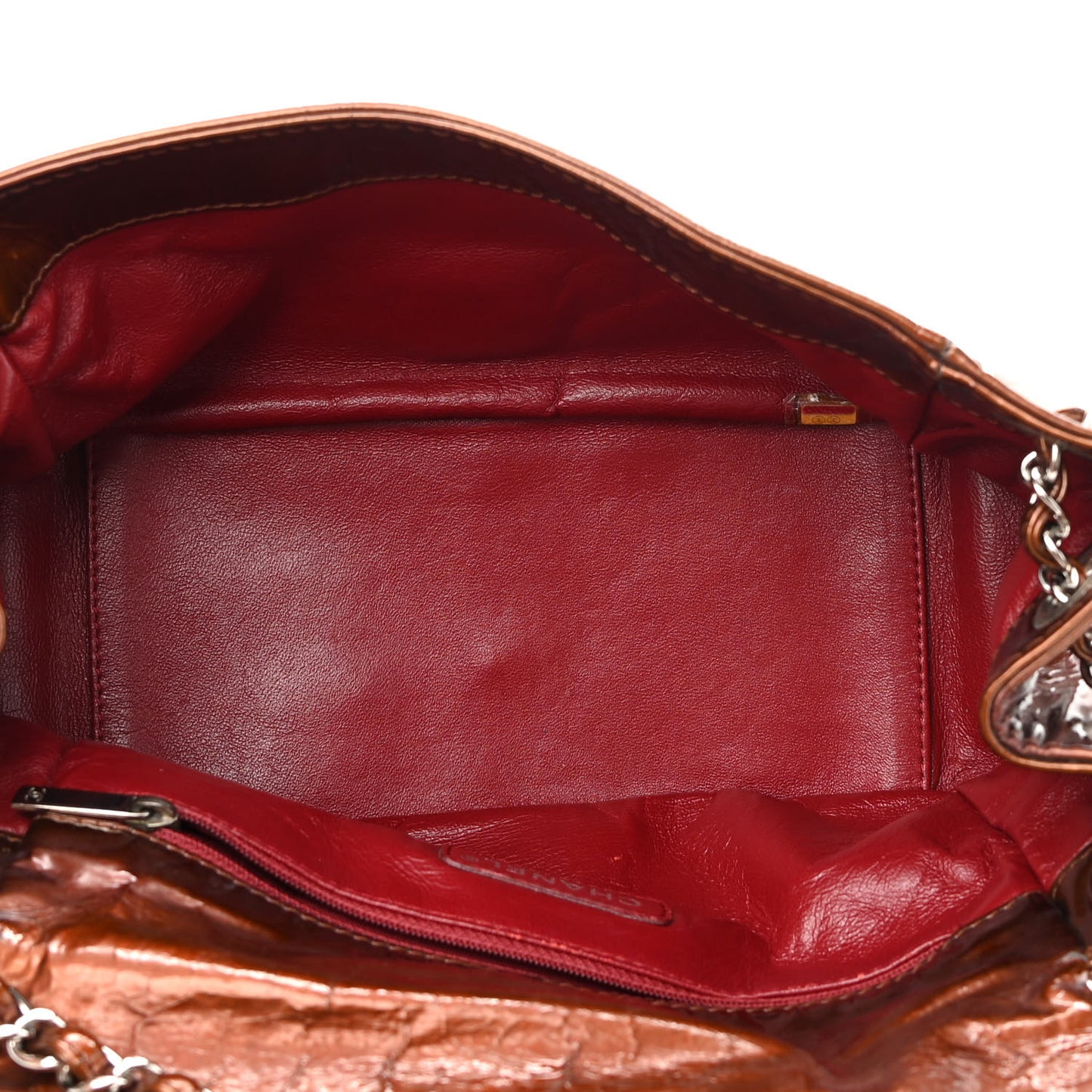 Patent Accordion CC Flap Bronze