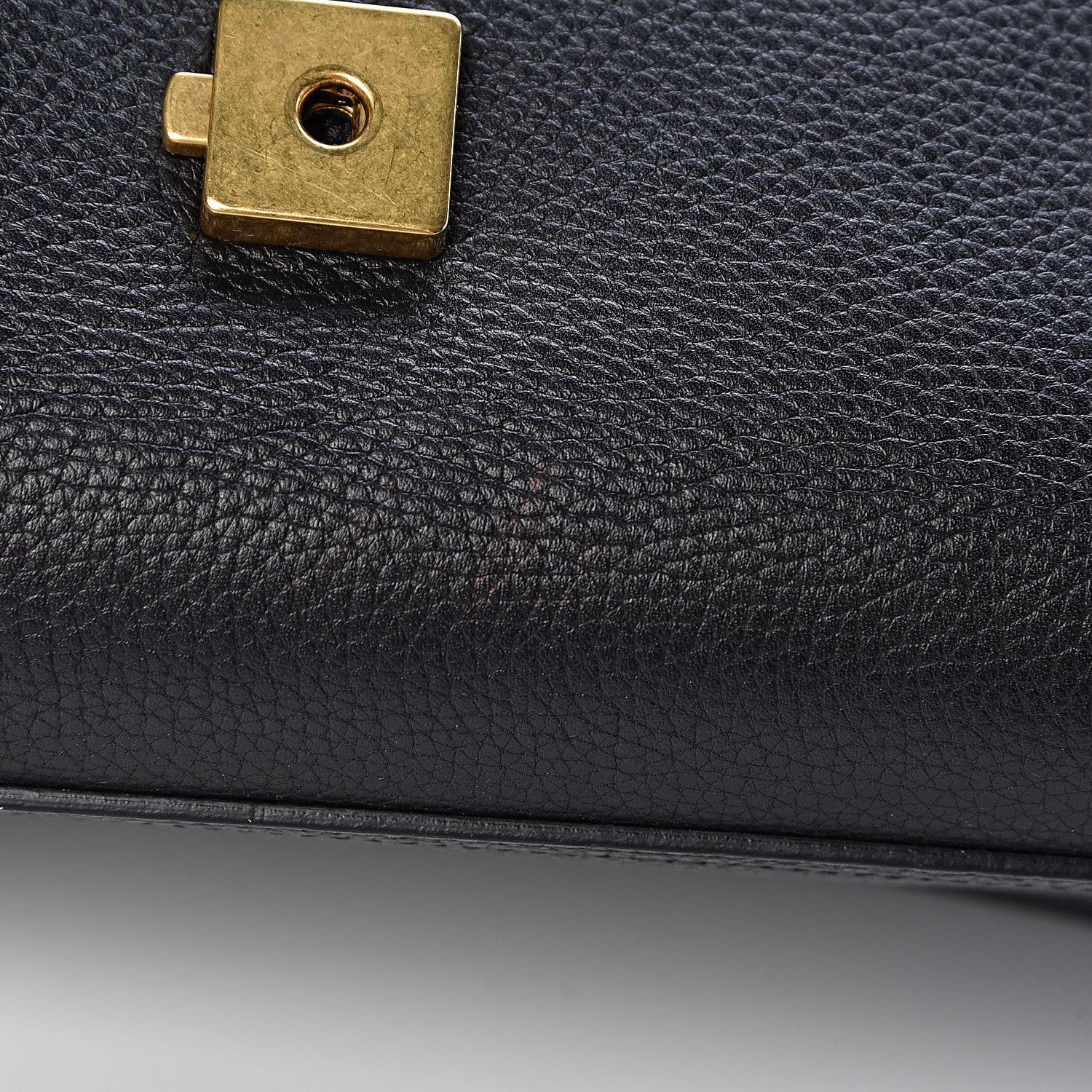 Gucci Calfskin Feline Medium GG Marmont Top Handle Bag Black 11 of 11