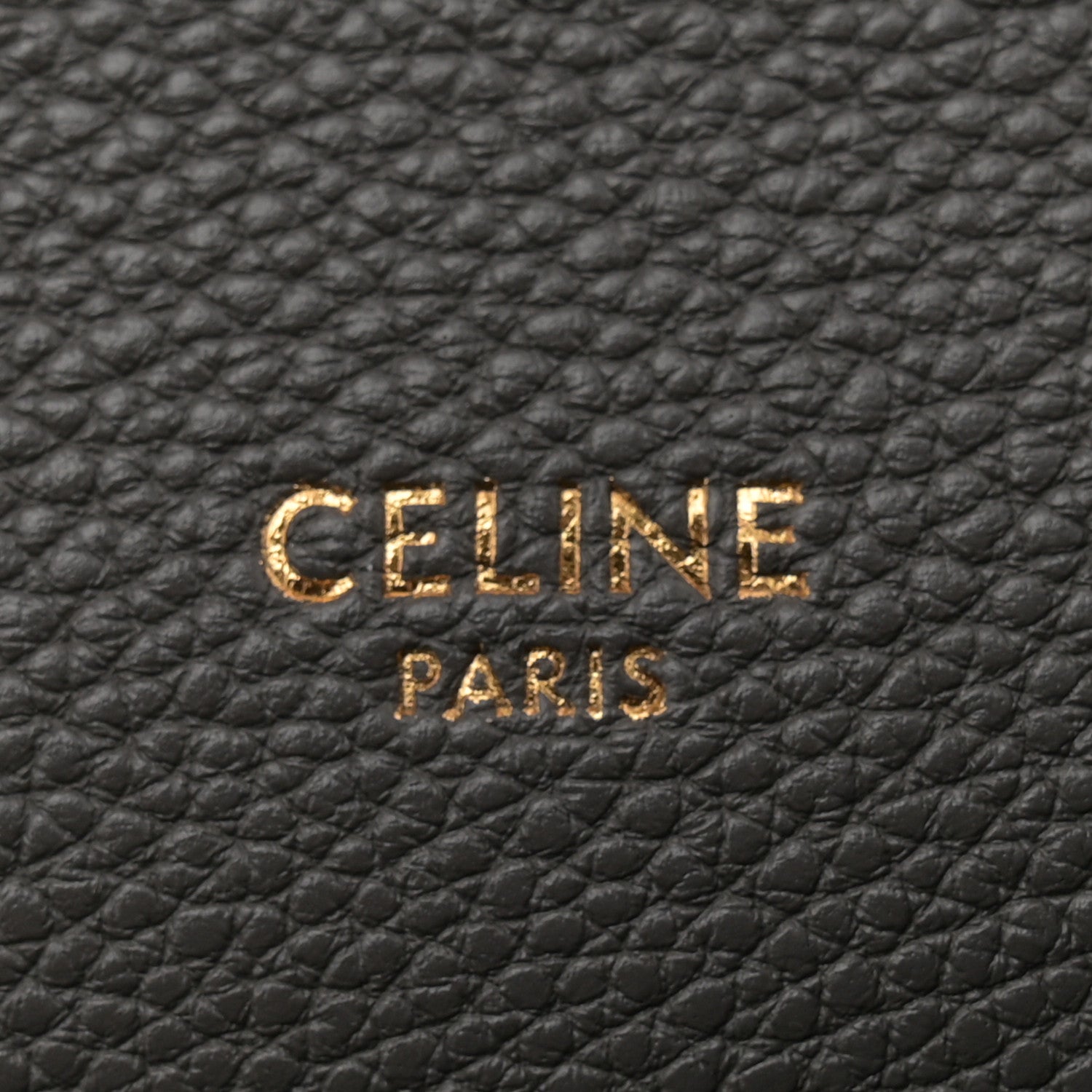 Celine Soft Grained Calfskin Small Sangle Bucket Bag Kohl 6 of 9