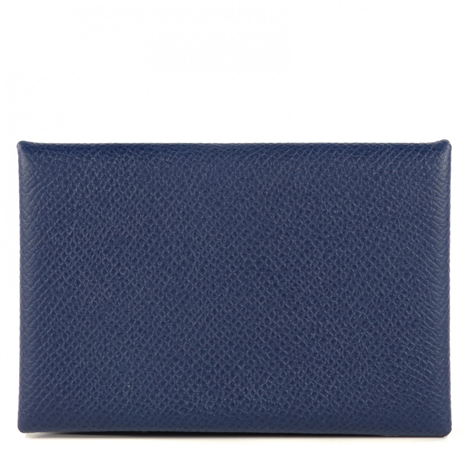 Hermes Epsom Calvi Card Case Bleu Saphir 1 of 10