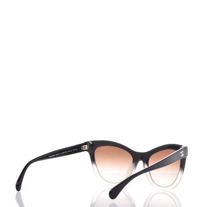 Chanel Acetate CC Cat Eye Summer Sunglasses 5350 Black 4 of 7