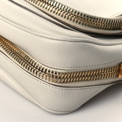 Tom Ford Grained Calfskin Medium Jennifer Crossbody Bag Chalk 9 of 10