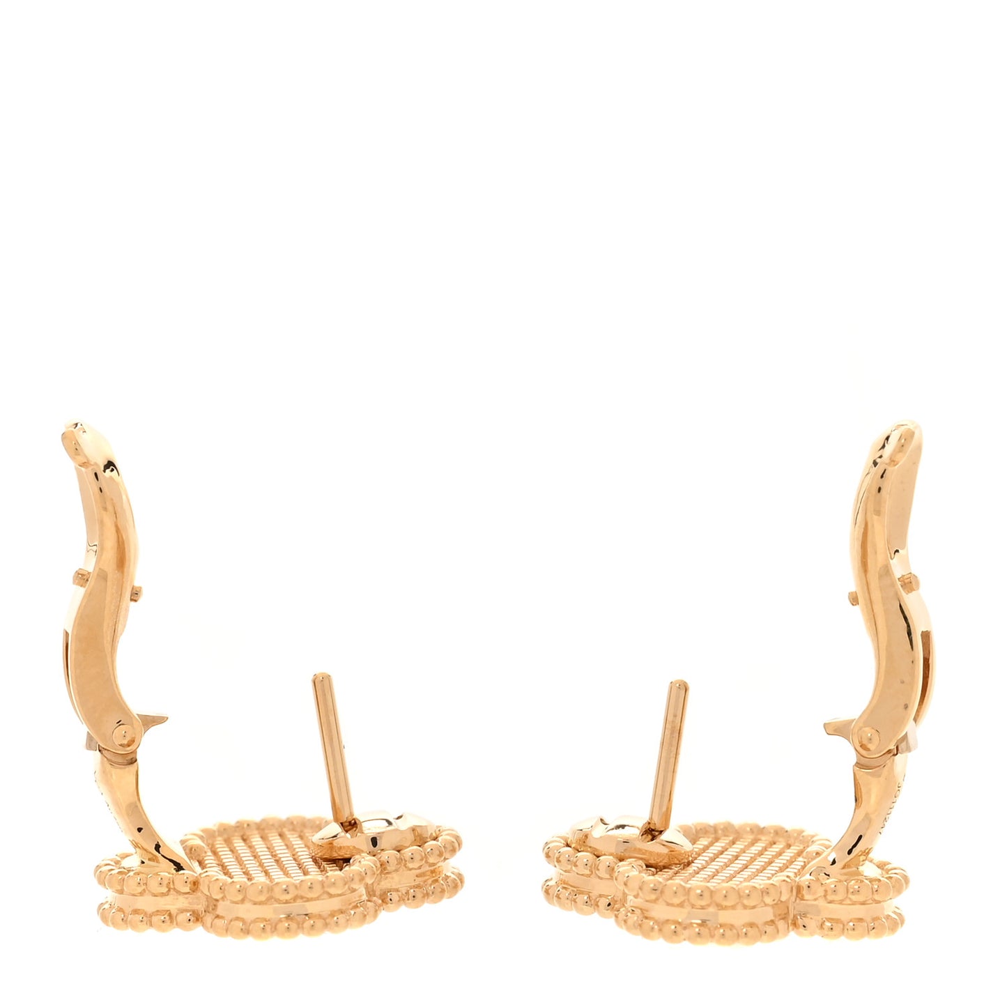 18K Yellow Gold Vintage Alhambra Earrings