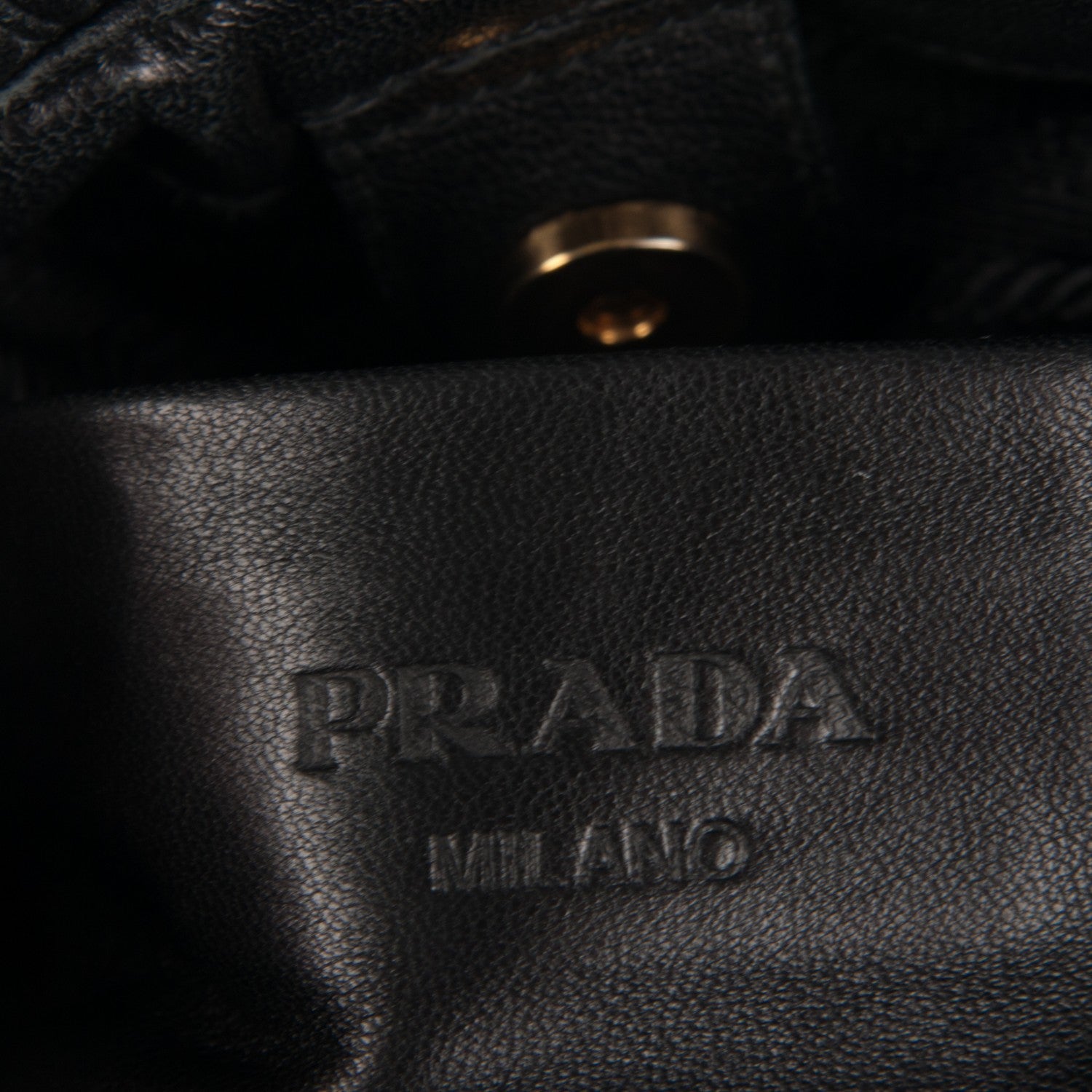 Prada Nappa Mordore Stripes Shoulder Bag Nero Black 6 of 7