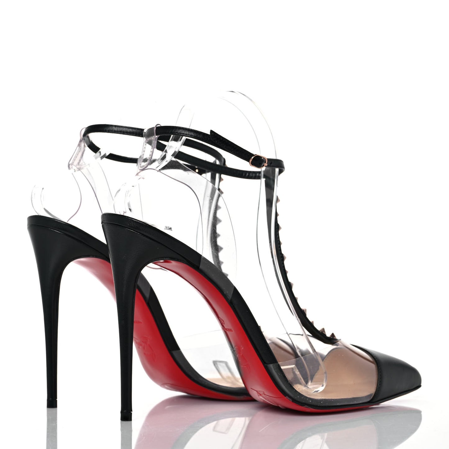 Kid PVC Nosy Spikes 100 Pumps 42 Black