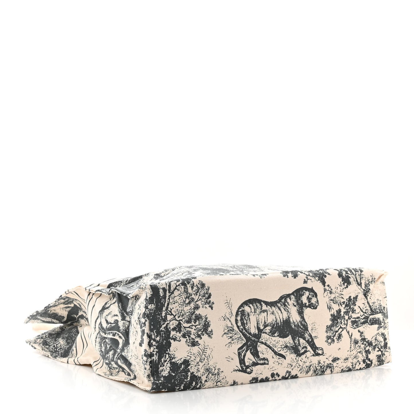 Straw Dioriviera Tote Grey