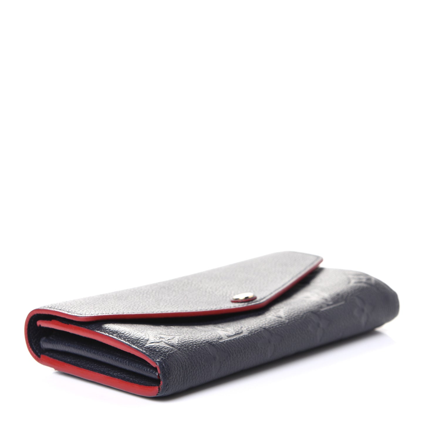 Empreinte Sarah Wallet NM Marine Rouge