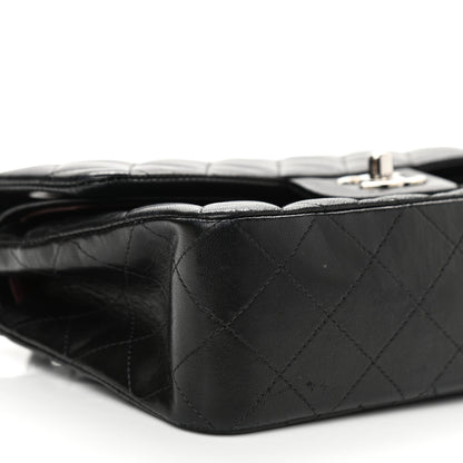 Chanel Lambskin Quilted Small Double Flap Black 9 of 13