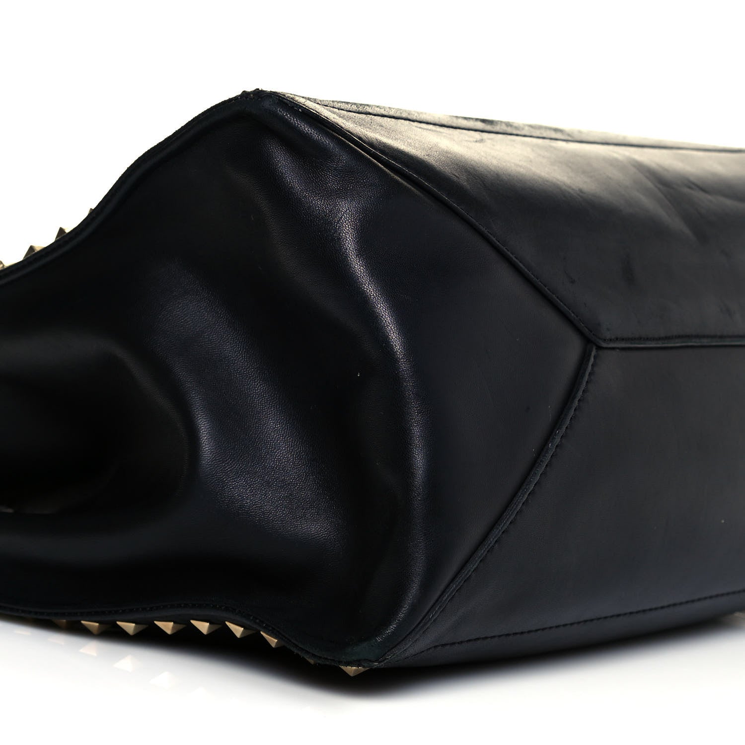 Valentino Garavani Nappa Medium Rockstud Soft Tote Black 9 of 17