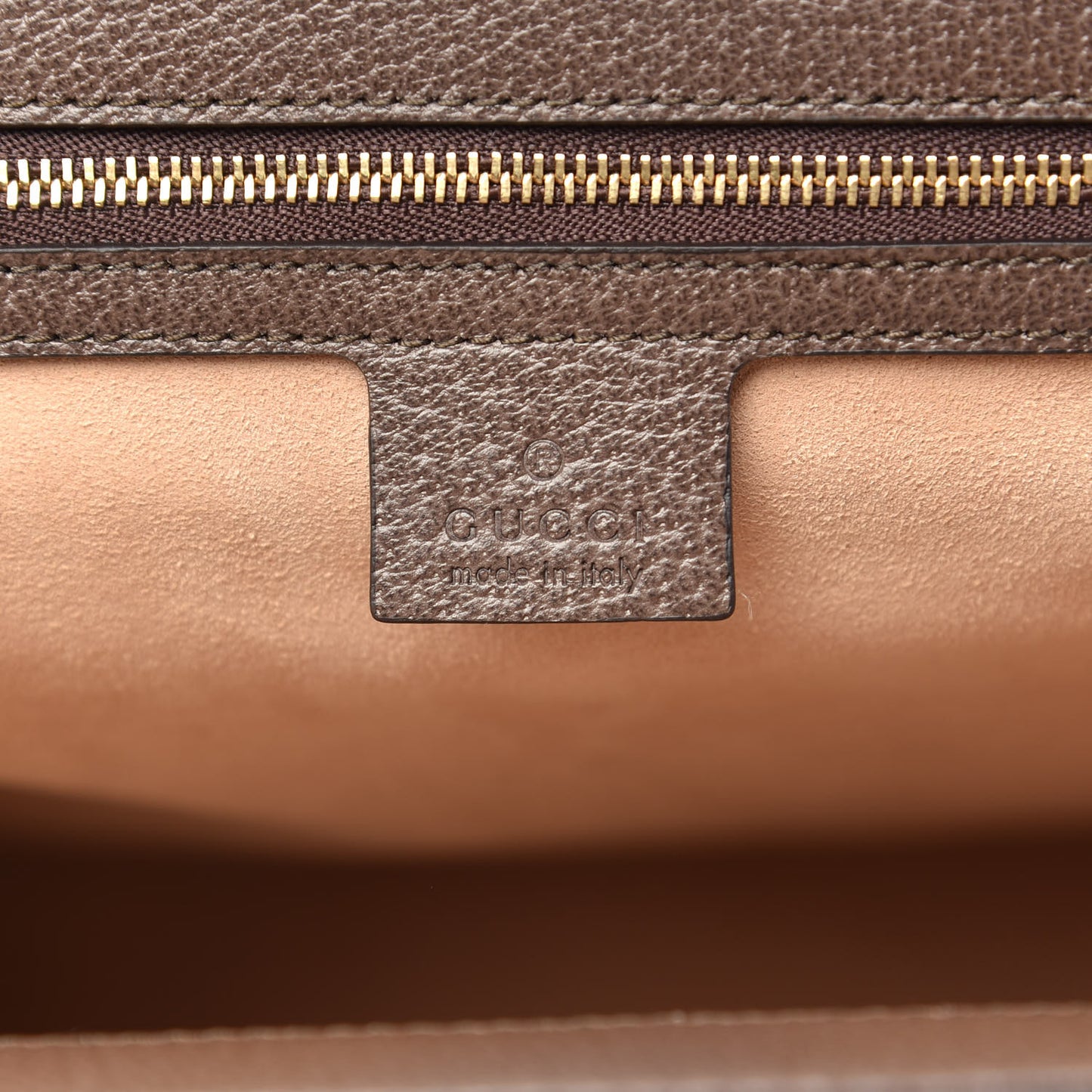 GG Supreme Monogram Web Ophidia Vertical Tote Brown