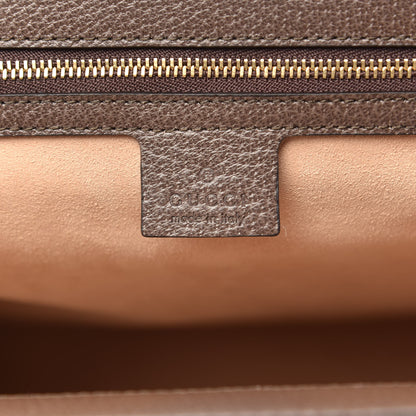 Gucci GG Supreme Monogram Web Ophidia Vertical Tote Brown 6 of 10