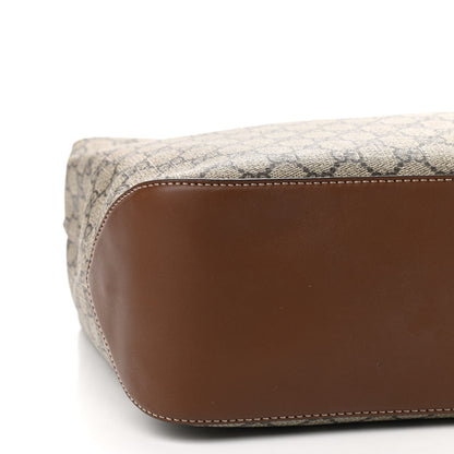 Gucci GG Supreme Monogram Large Linea A Hobo Light Brown 9 of 10