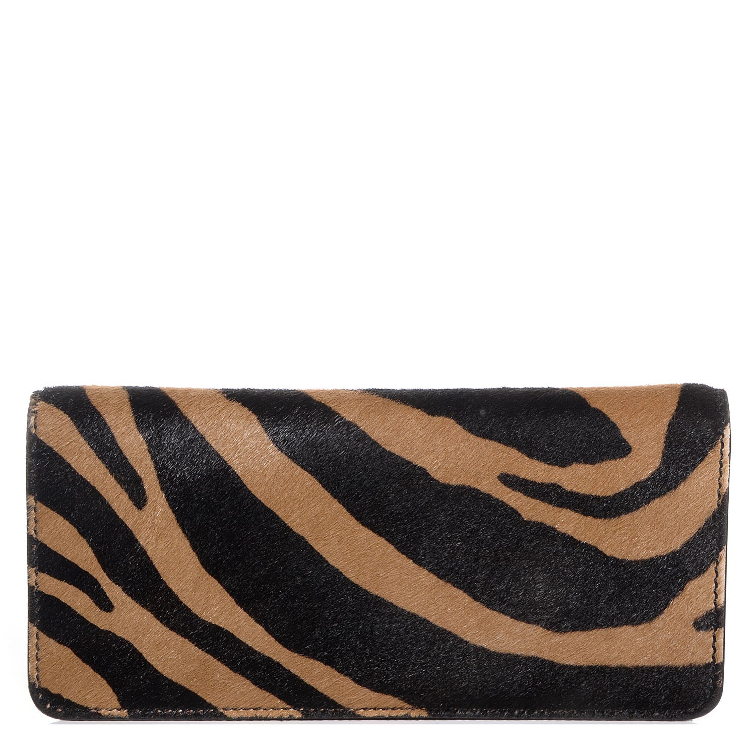 Burberry Prorsum Calf Hair Zebra Print Cavendish Continental Wallet 1 of 8