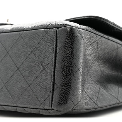 Chanel Caviar Quilted Maxi Double Flap Black 10 of 16