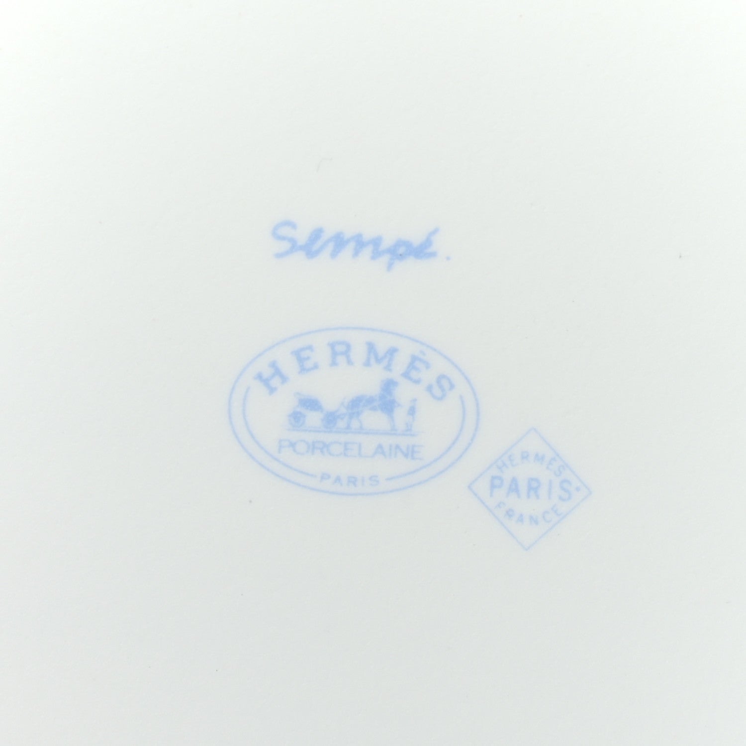 Hermes Porcelain Premiers Pas Dans Le Siecle Tray 5 of 5