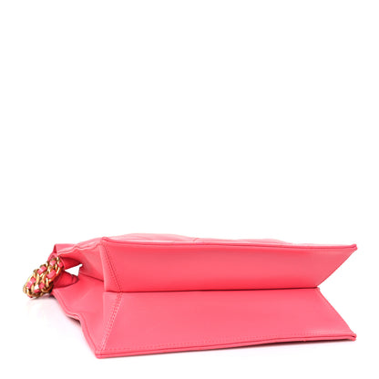 Chanel Calfskin Quilted Drawstring Bag Pink 4 of 9