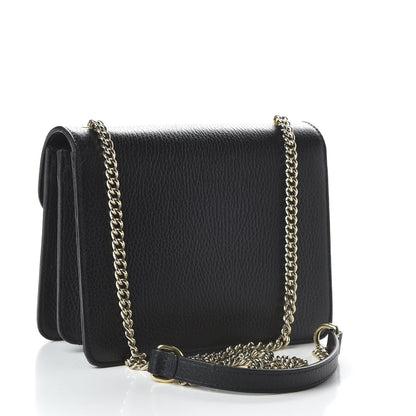 Gucci Dollar Calfskin Small Interlocking G Shoulder Bag Black 3 of 10