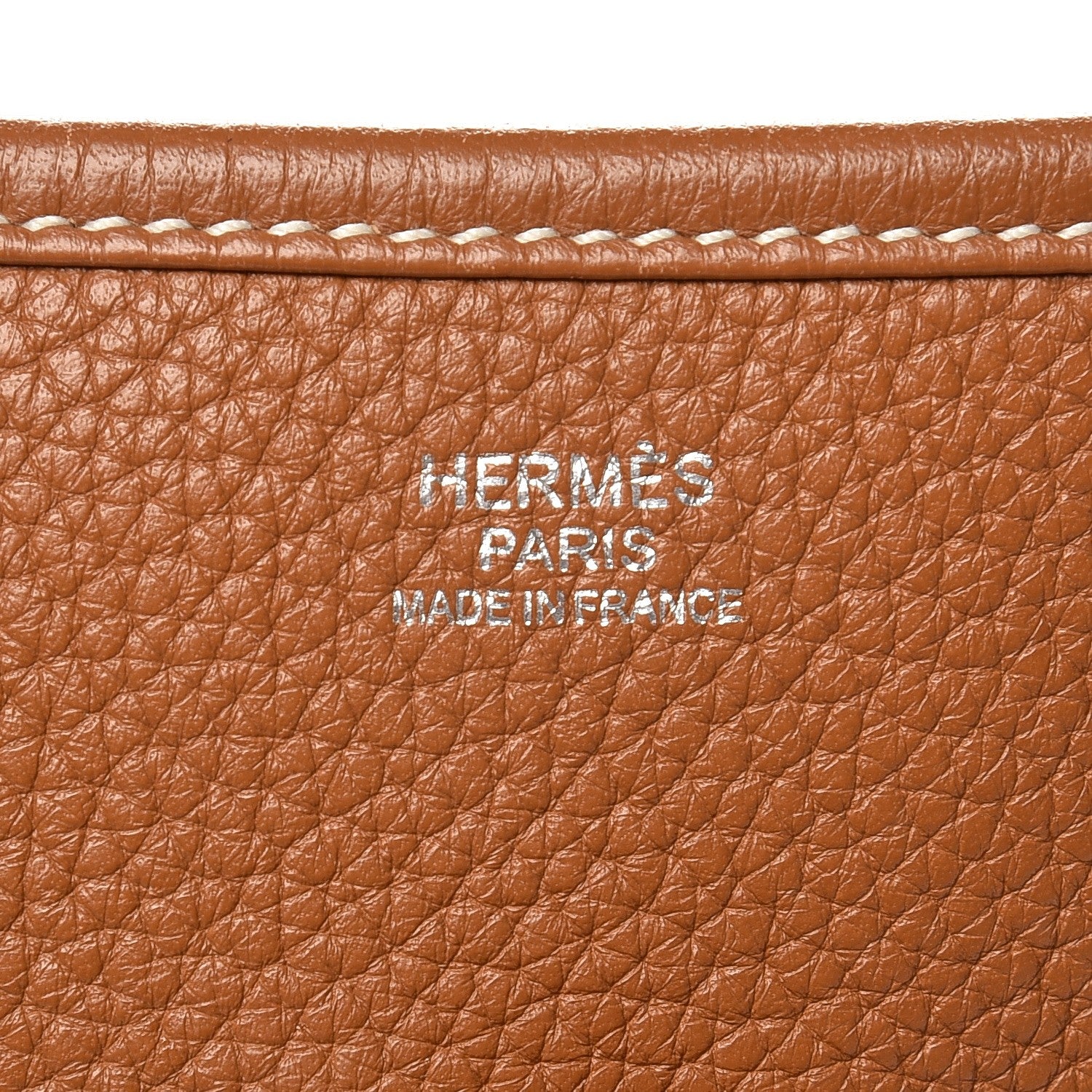 Hermes Taurillon Clemence Evelyne III PM Gold 6 of 9