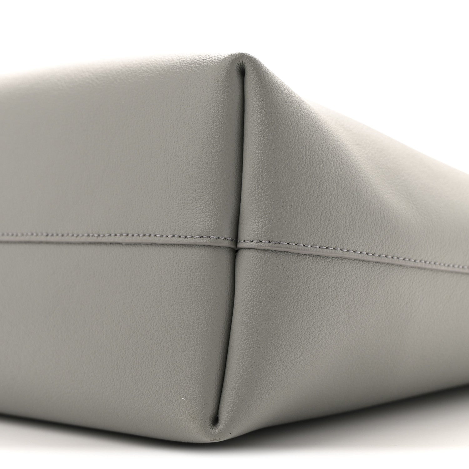 Saint Laurent Calfskin Large Shopping Tote Granite 11 of 12