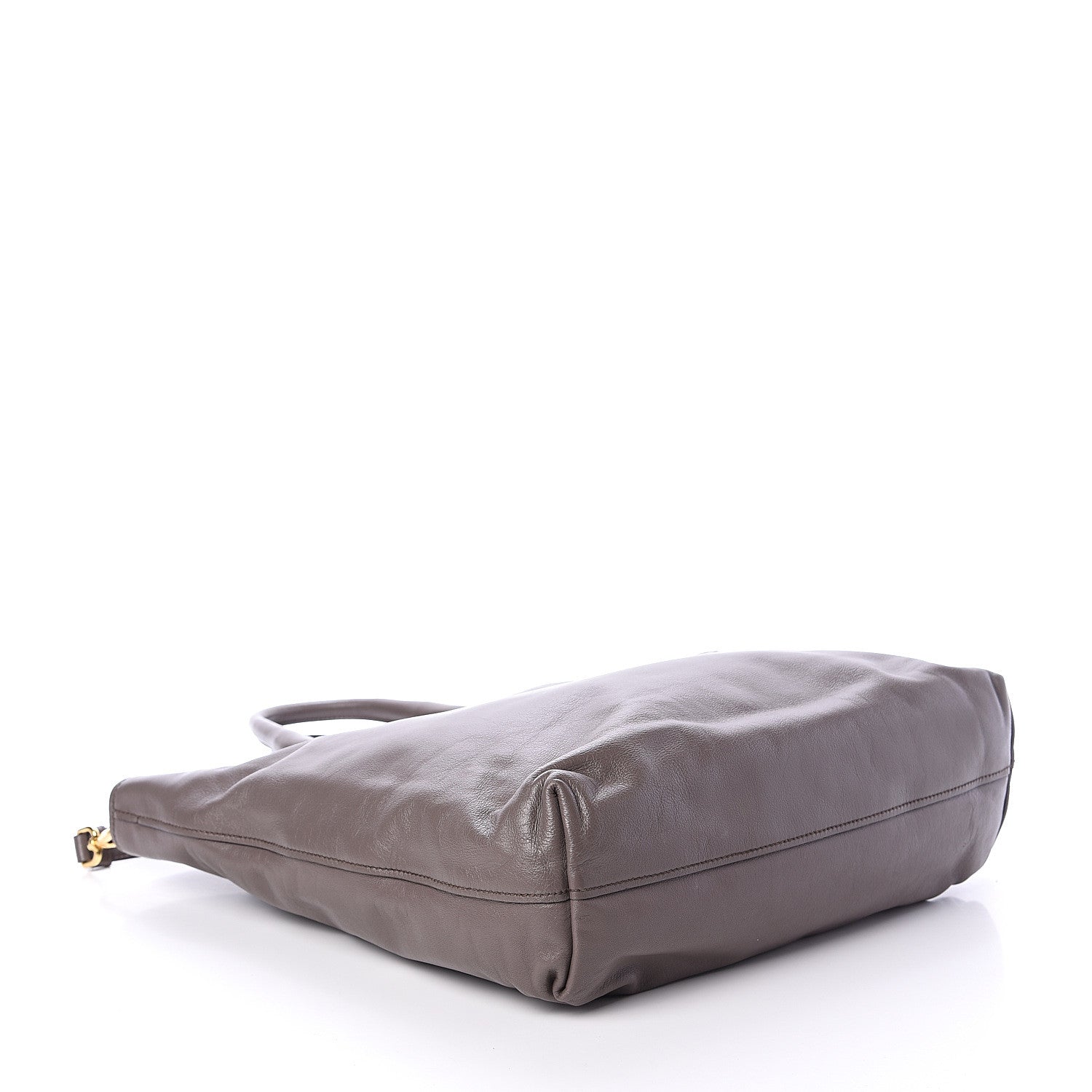Prada Soft Calf Shopping Tote Bambu 3 of 8