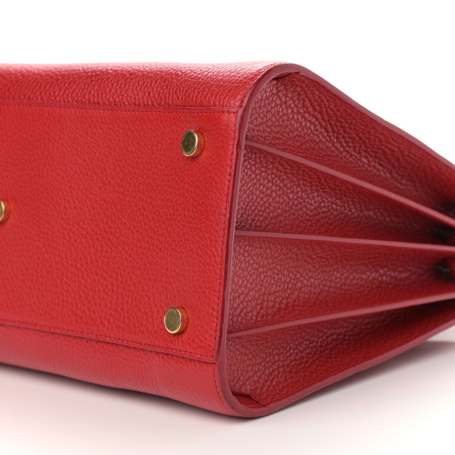 Grained Calfskin Small Sac De Jour Lipstick Red