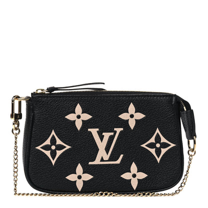 Louis Vuitton Empreinte Monogram Giant Mini Pochette Accessories Black 1 of 4