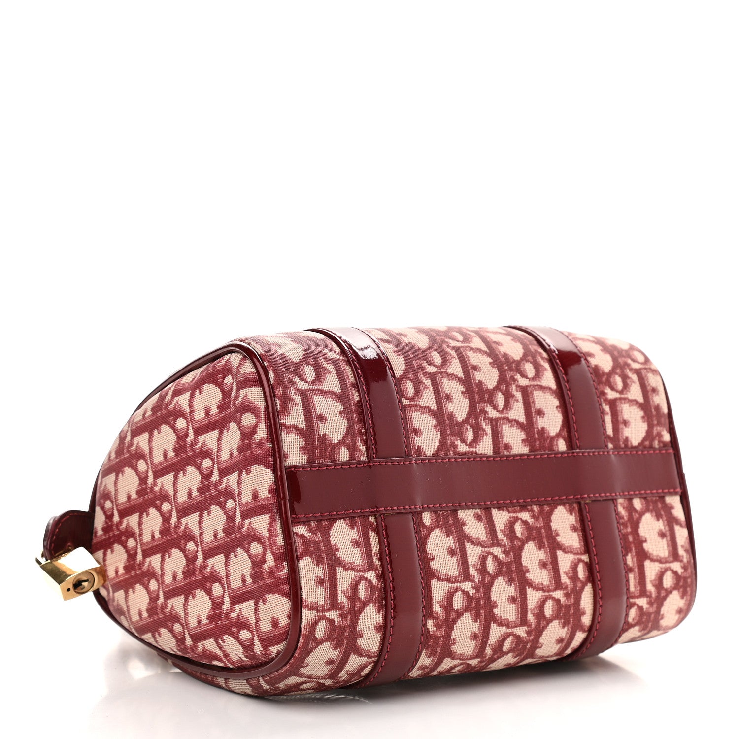 Christian Dior Monogram Boston Red 3 of 18